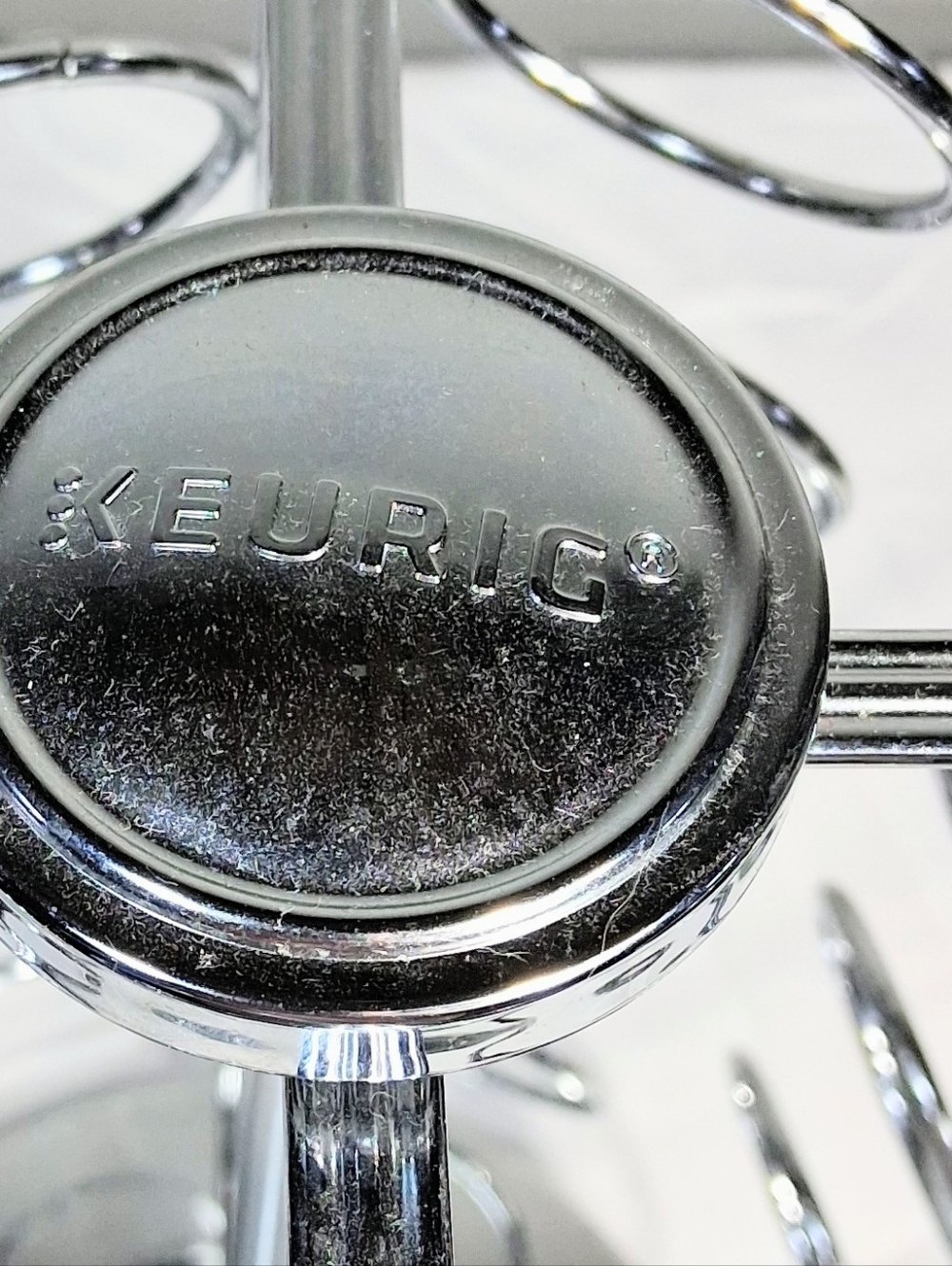 36 Cup Keurig Kcup Lazy Susan Silver Like New Stand - Picture 3 of 9